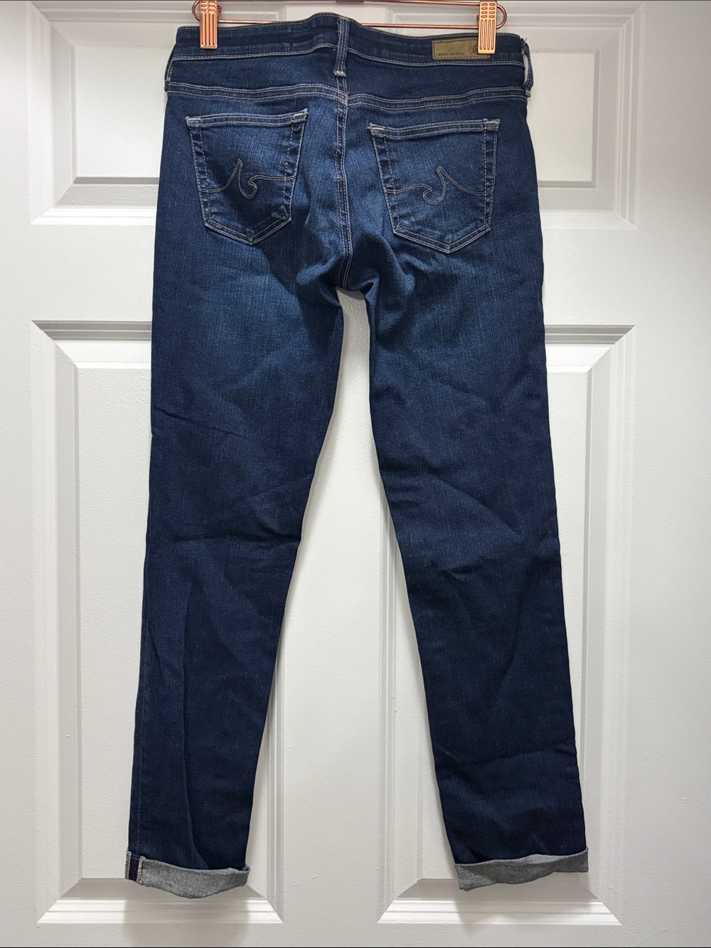 AG Adriano Goldsschmied the Stilt Roll-Up Cigarette Roll Up Jeans